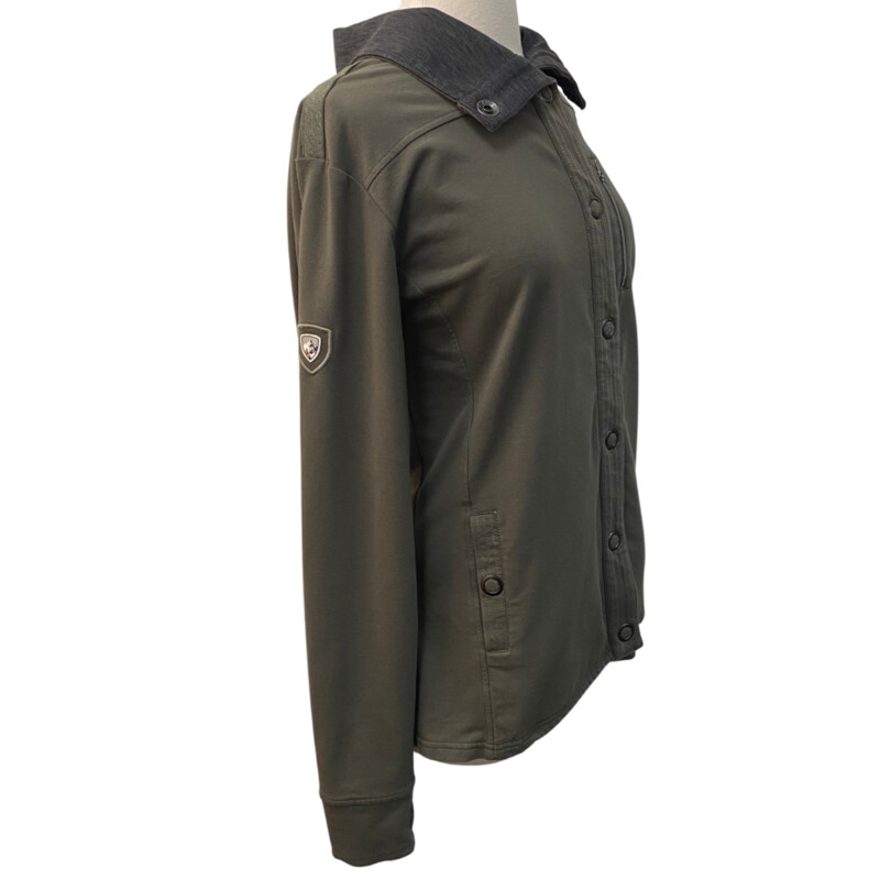 Adorable KÜHL Klifton Snap Jacket
Color: Olive
Size: XL