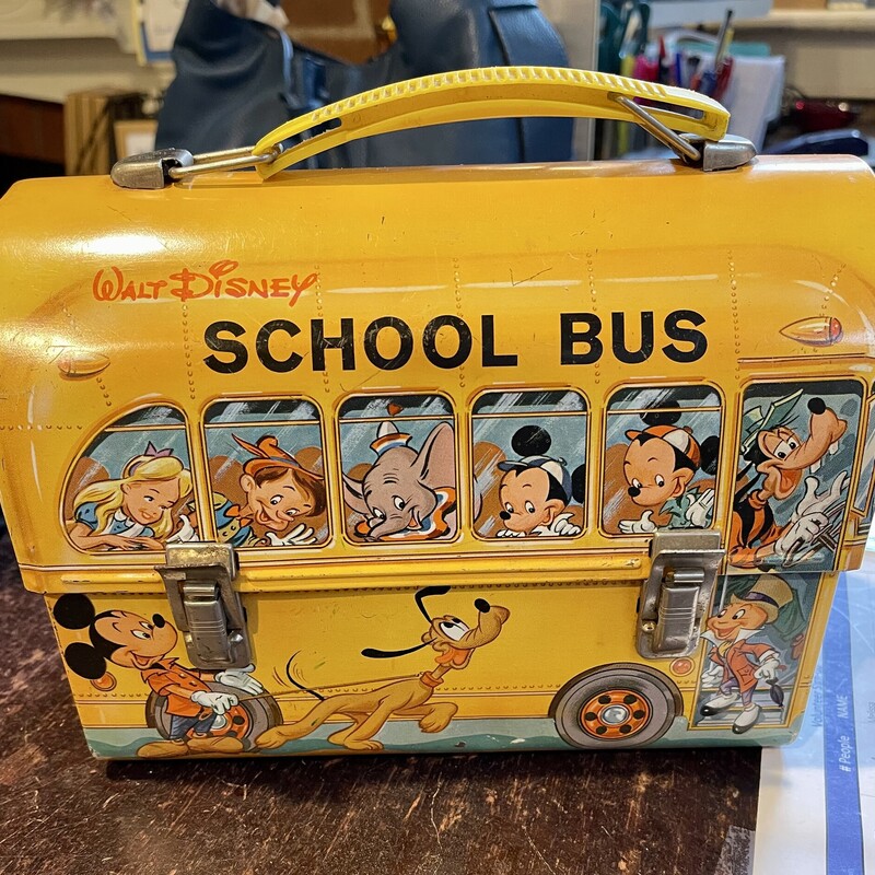 Vtg Disney Bus Lunchbox