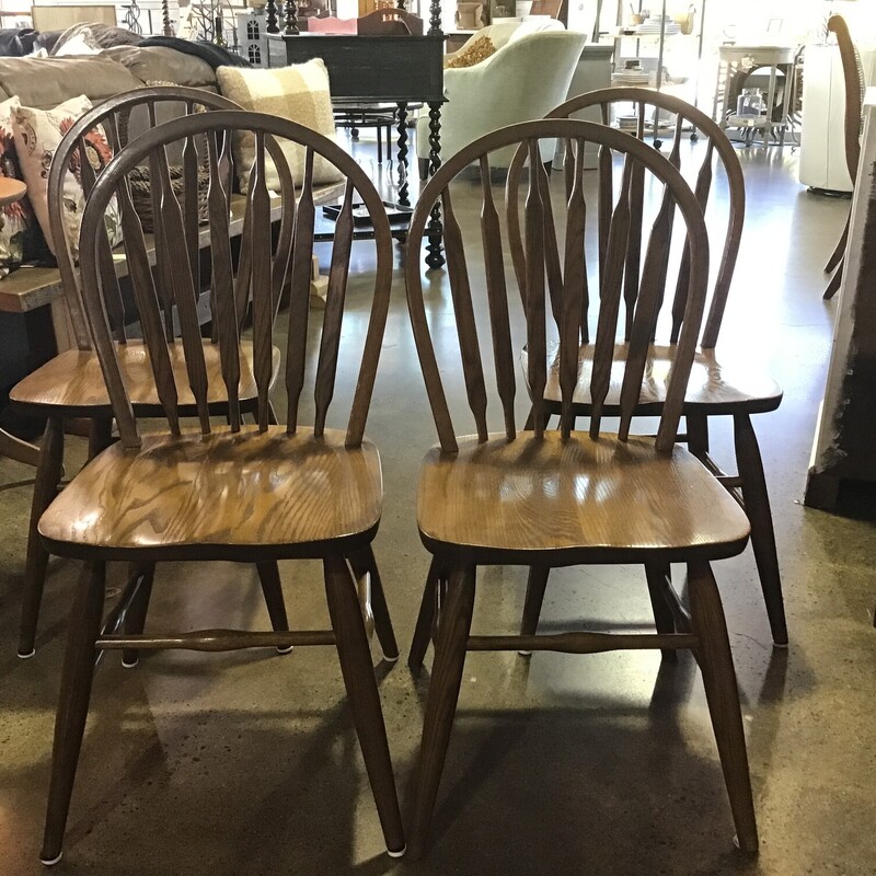 Oak Dining Chairs (4)