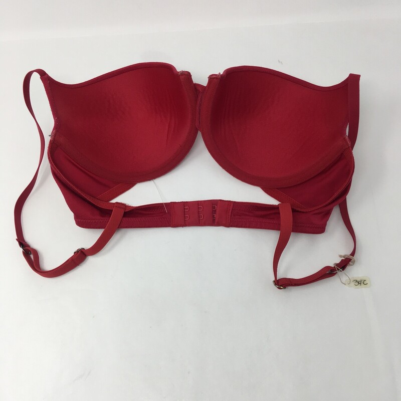 102-263, Red, Size: 34b