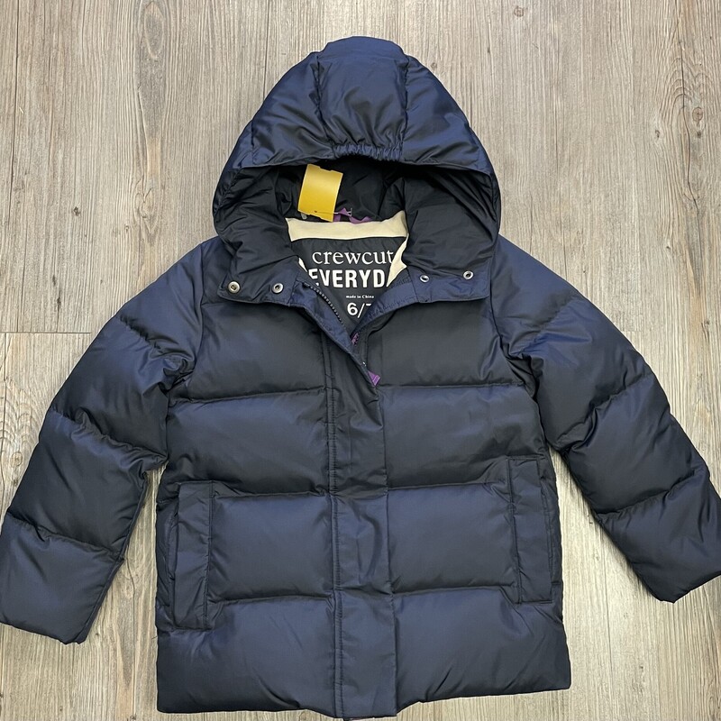 Crewcuts Winter Jacket, Navy, Size: 6-7Y
70% Down
30% Feathers