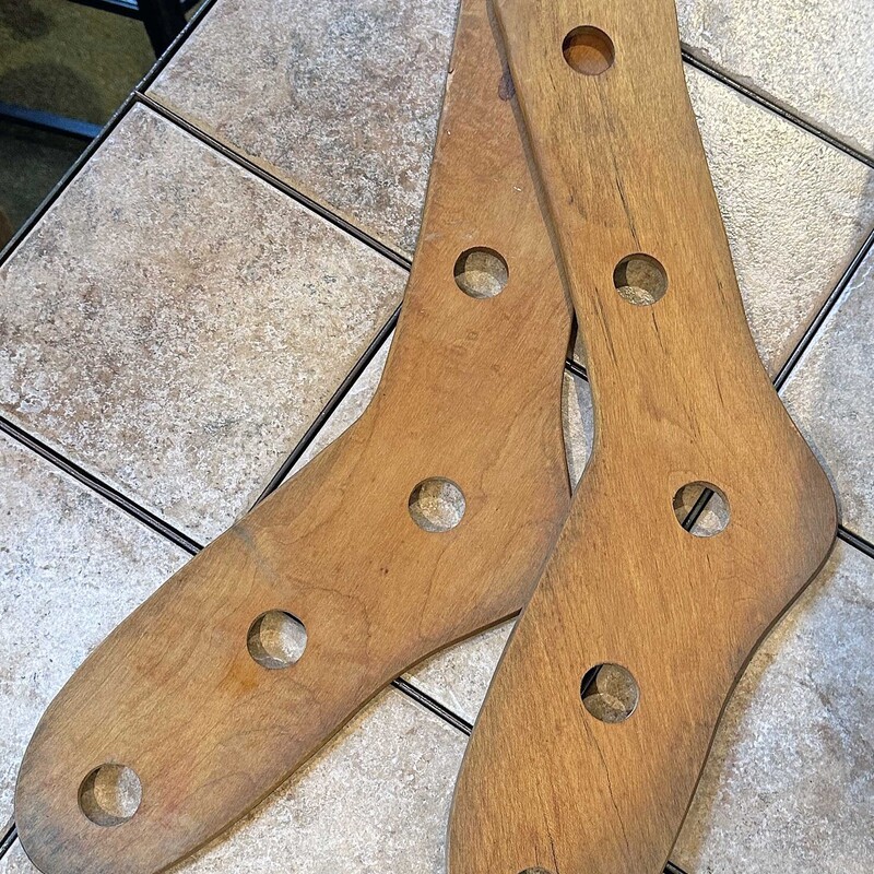 Pair Of Wooden Sock Stret