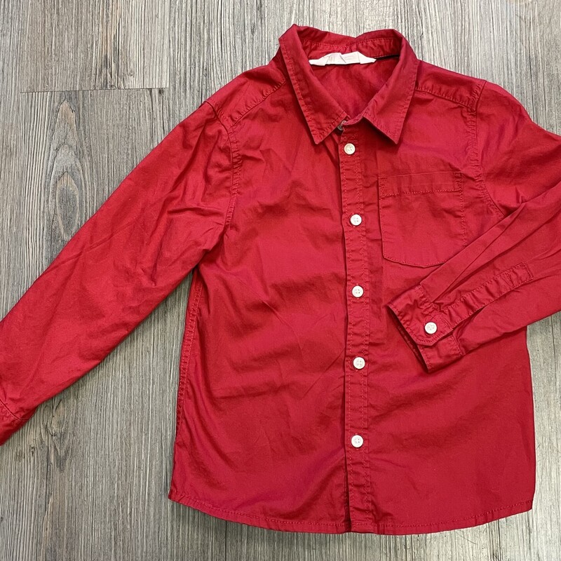 H&M  Shirt, Red, Size: 4-5Y