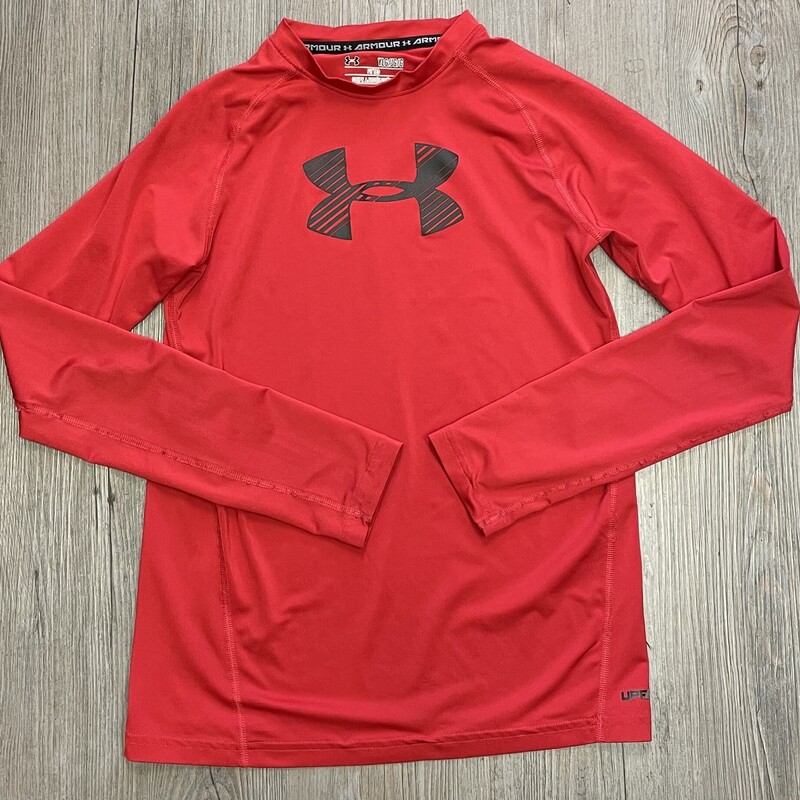 Under Armour Active LS, Red, Size: 14-16Y