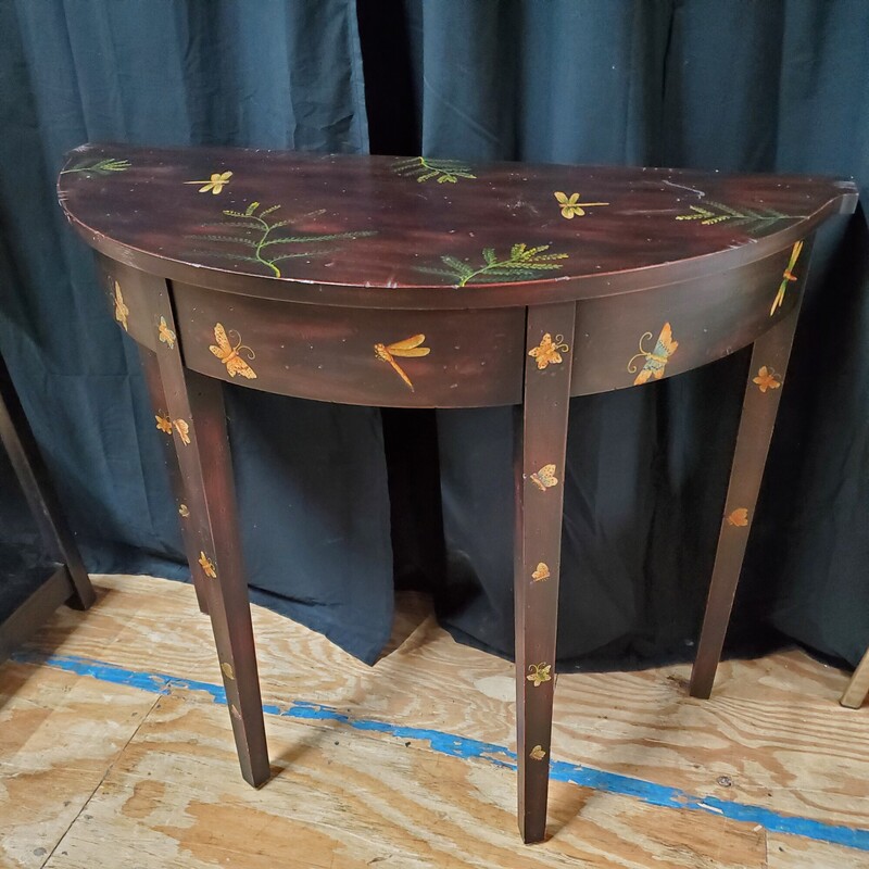 Butterfly Demilune Table