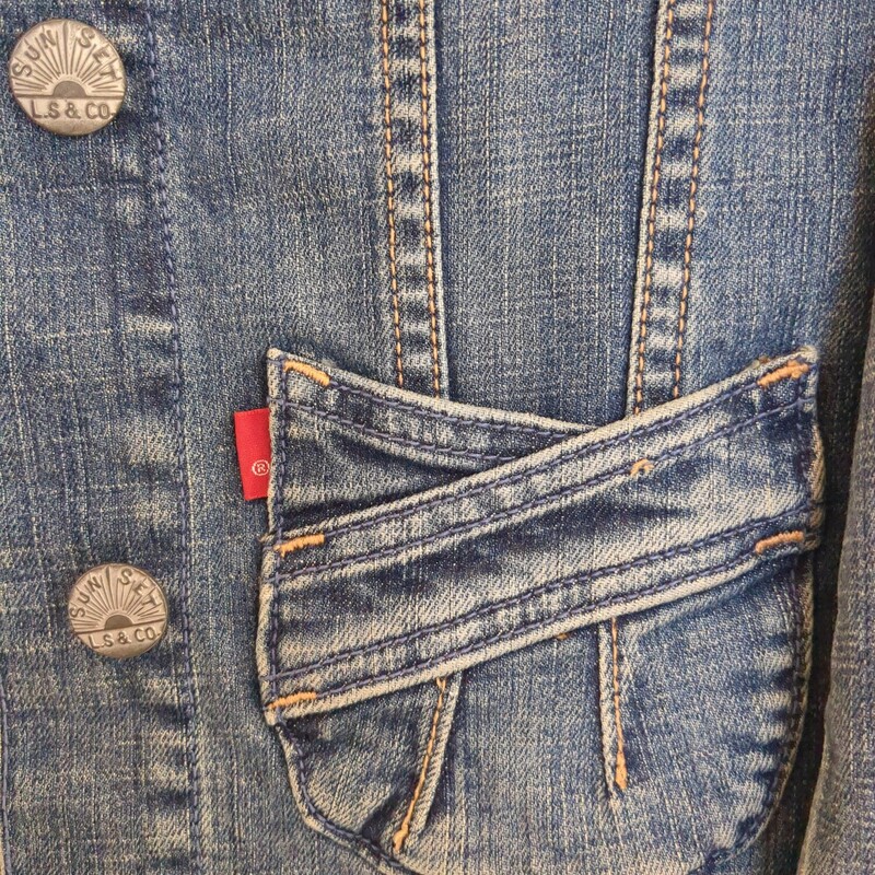 Levis Jean Jacket, Jean, Size: M