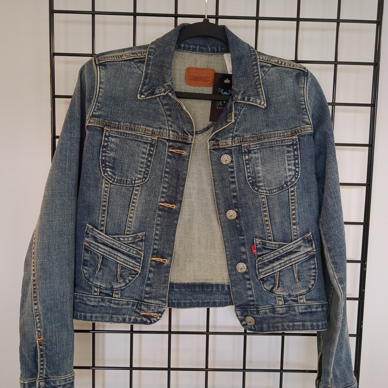 Levis Jean Jacket, Jean, Size: M