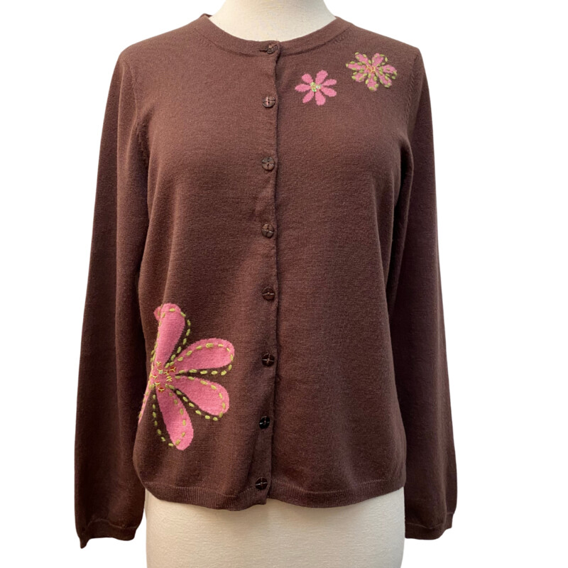 Garnet Hill Cardigan
100% Wool
Floral Detail
Size: Medium