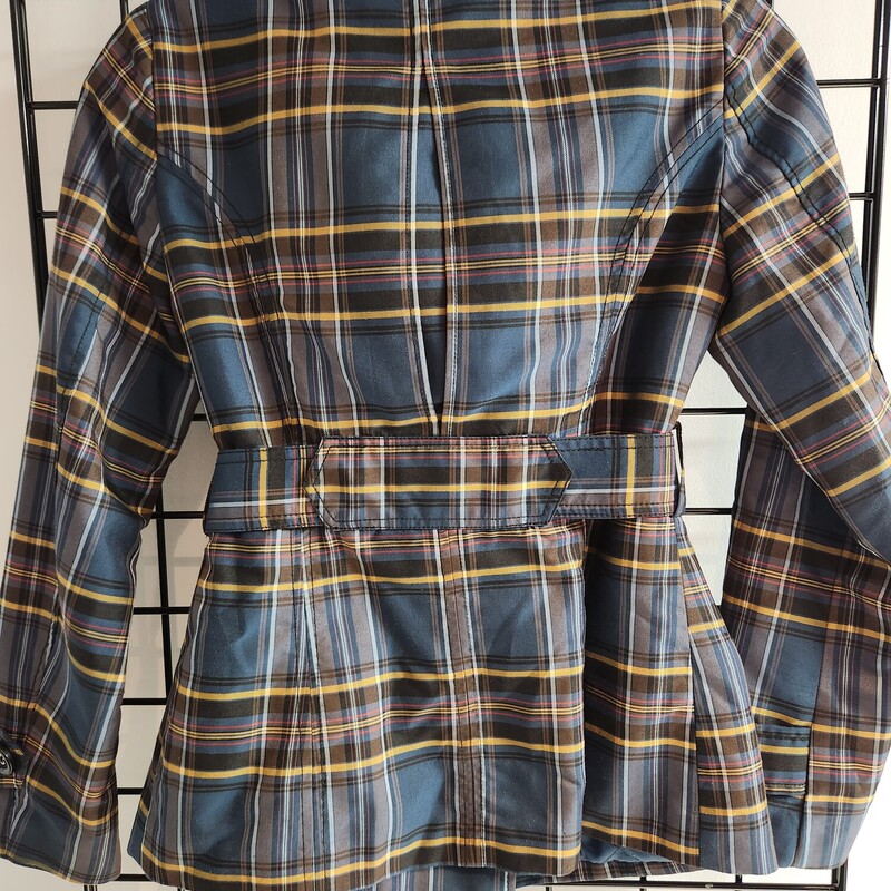 Smart Set Trench, Plaid, Size: S