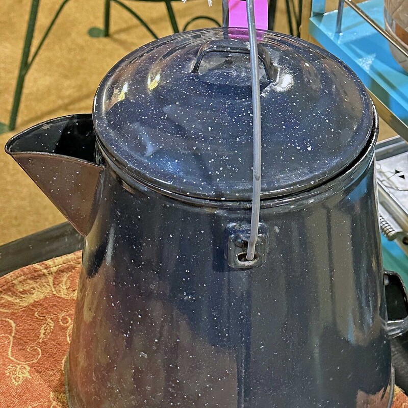 Lg Enamelware Coffeepot