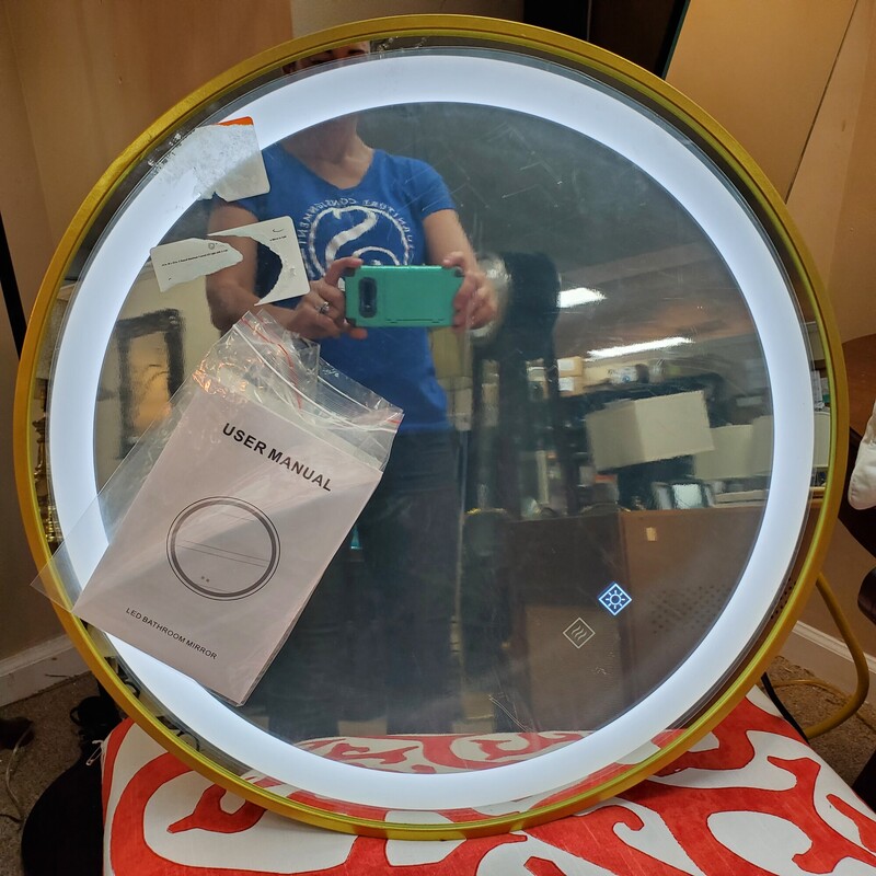 LED Round Mirror, Size: 24