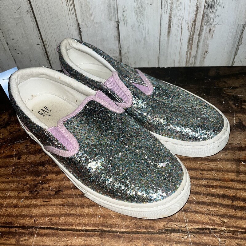 Y4 Silver Glitter Slip On, Silver, Size: Shoes Y4