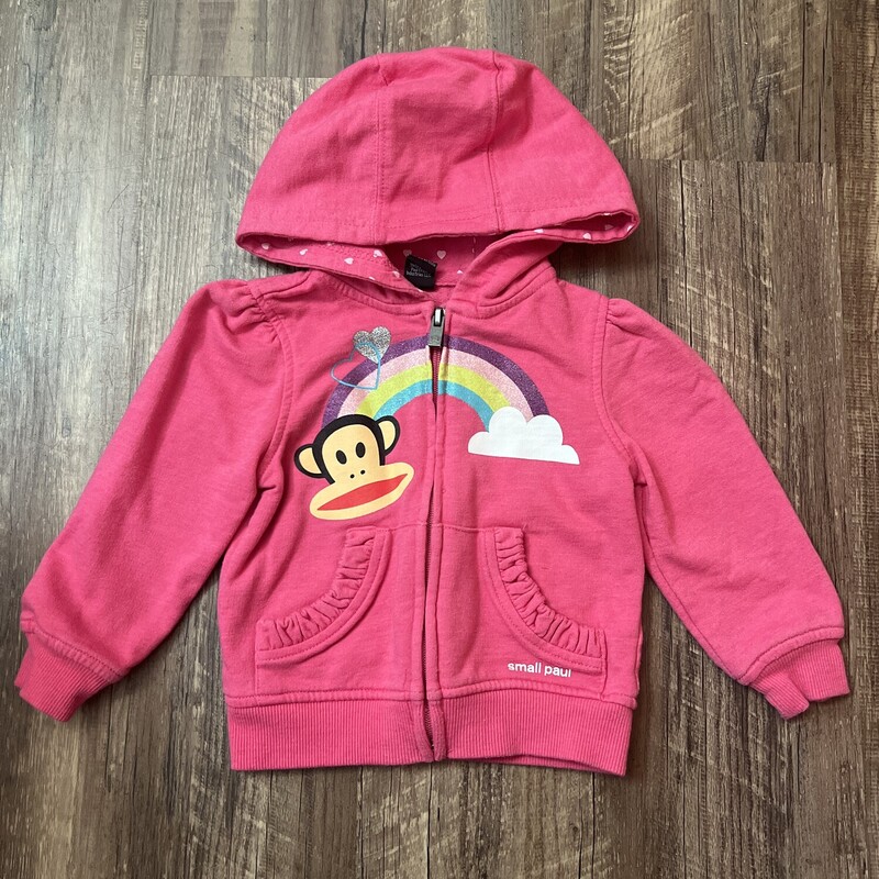 Small Paul Frank Rainbow, Pink, Size: Baby 18M