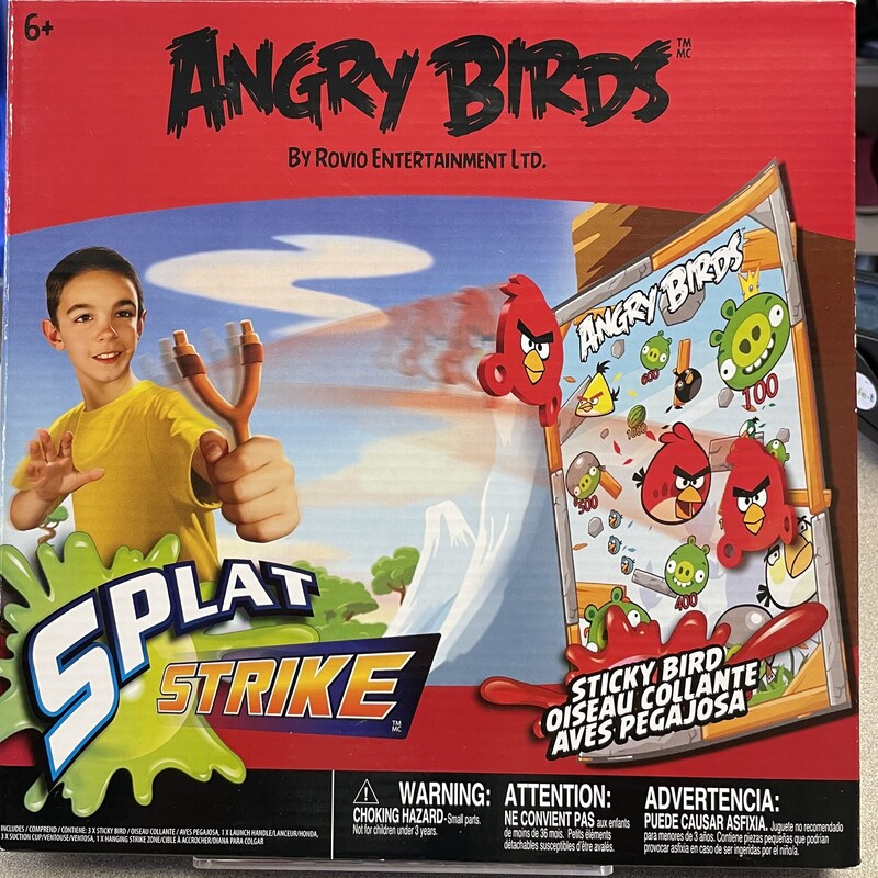 Angry Birds Splat Strike, Multi, Size: 6Y+
NEW