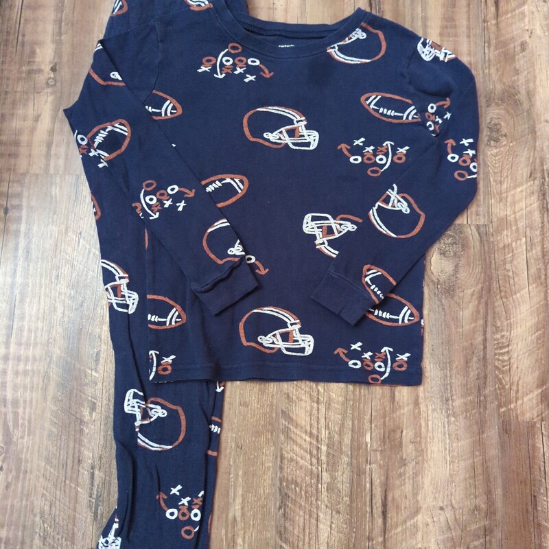 Carters Football Print 2p, Navy, Size: Youth M