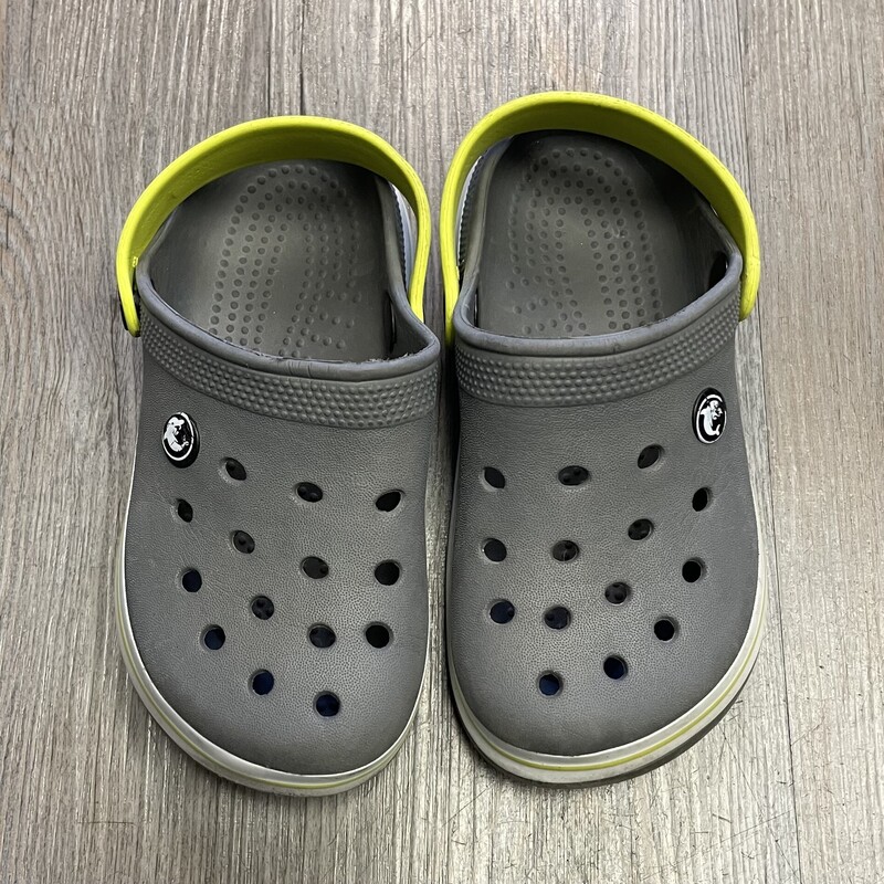 Crocs Clogs, Grey, Size: 11Y