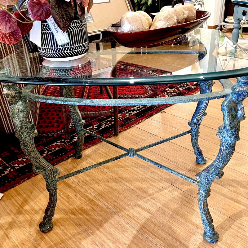 Table Accent Glass Top