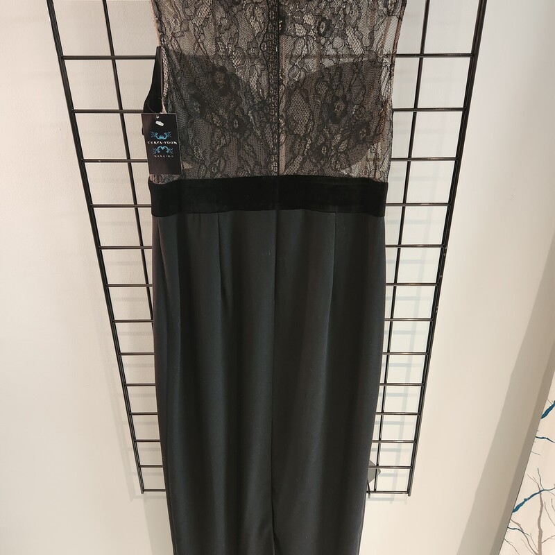 Formal Dress Aidan Mattox, Blk/bei, Size: 14