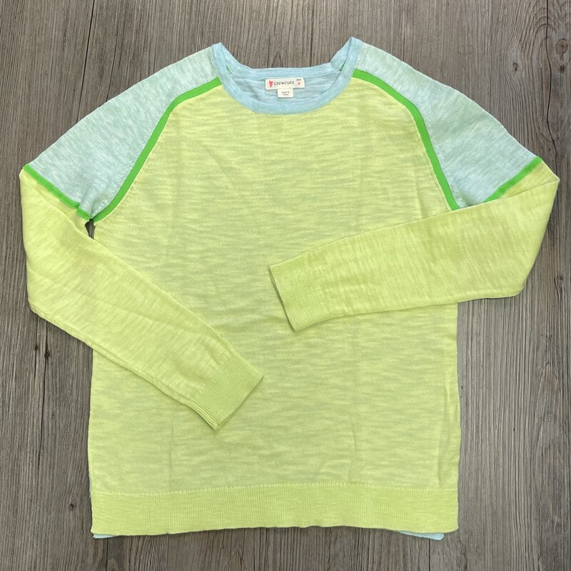 Crewcuts  Knit Sweater, Lime, Size: 8Y