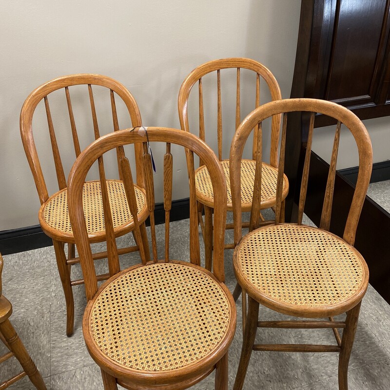 Vintage Cane Seat Chairs