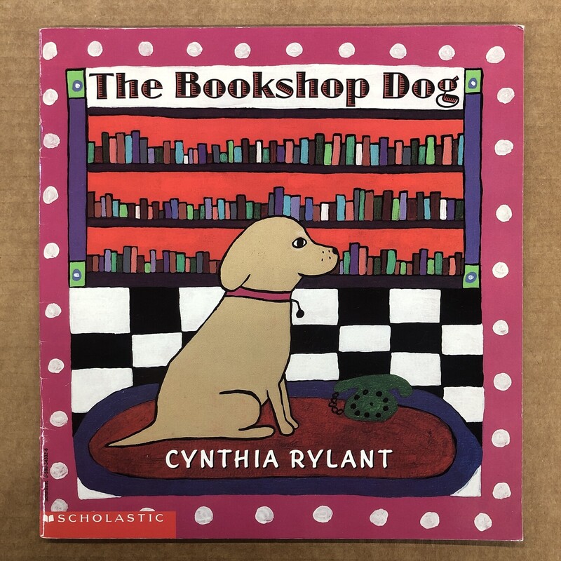 The Bookshop Dog, Size: Back, Item: Paper