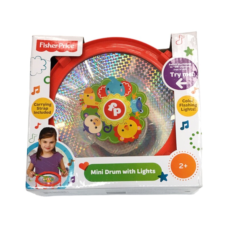 Mini Drum With Lights NWT