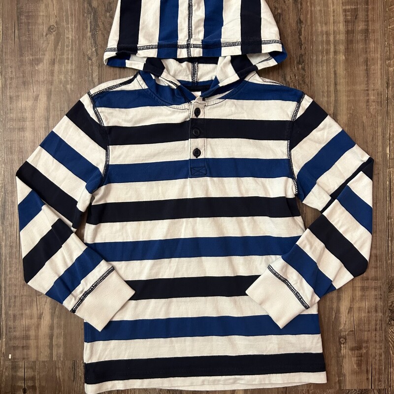 Gymboree Hooded Stripe, Blue, Size: Youth S
