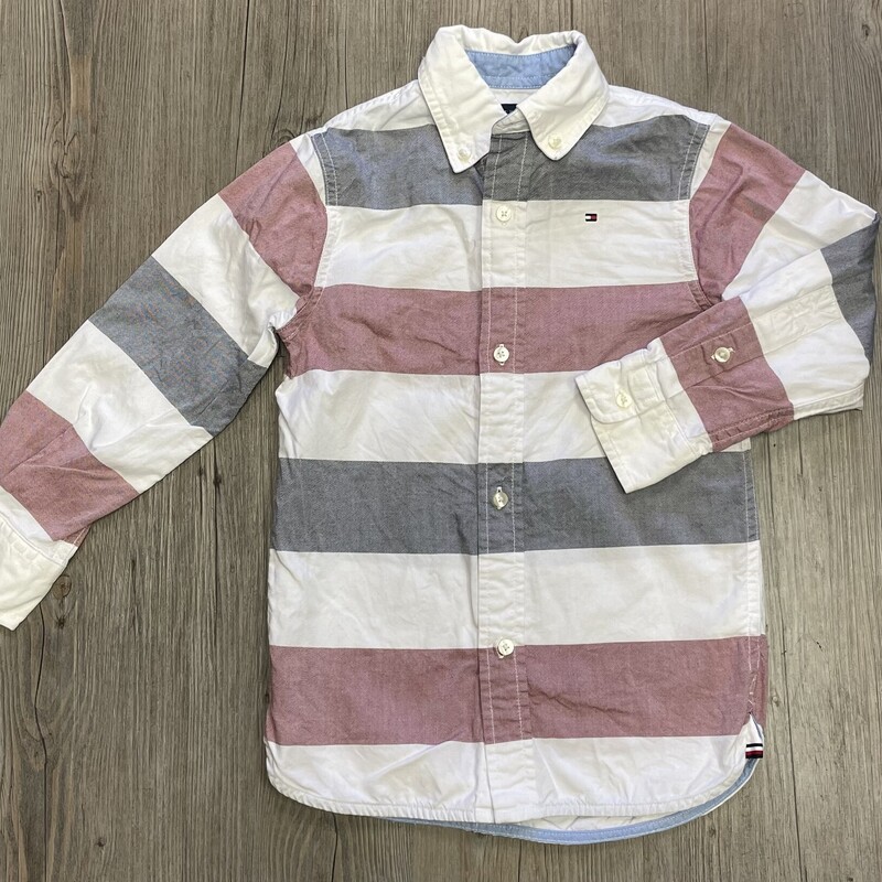 Tommy Hilfiger Shirt, Multi, Size: 4-5Y