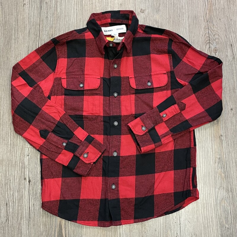 Old Navy Shirt, Red, Size: 8Y