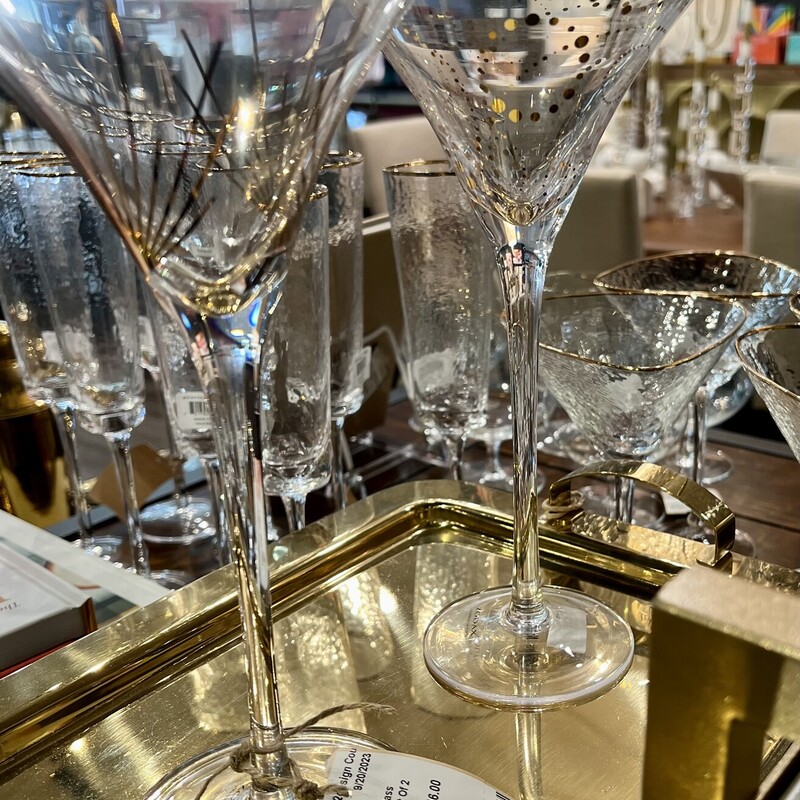 Martini Glass, None, Size: Set Of 2