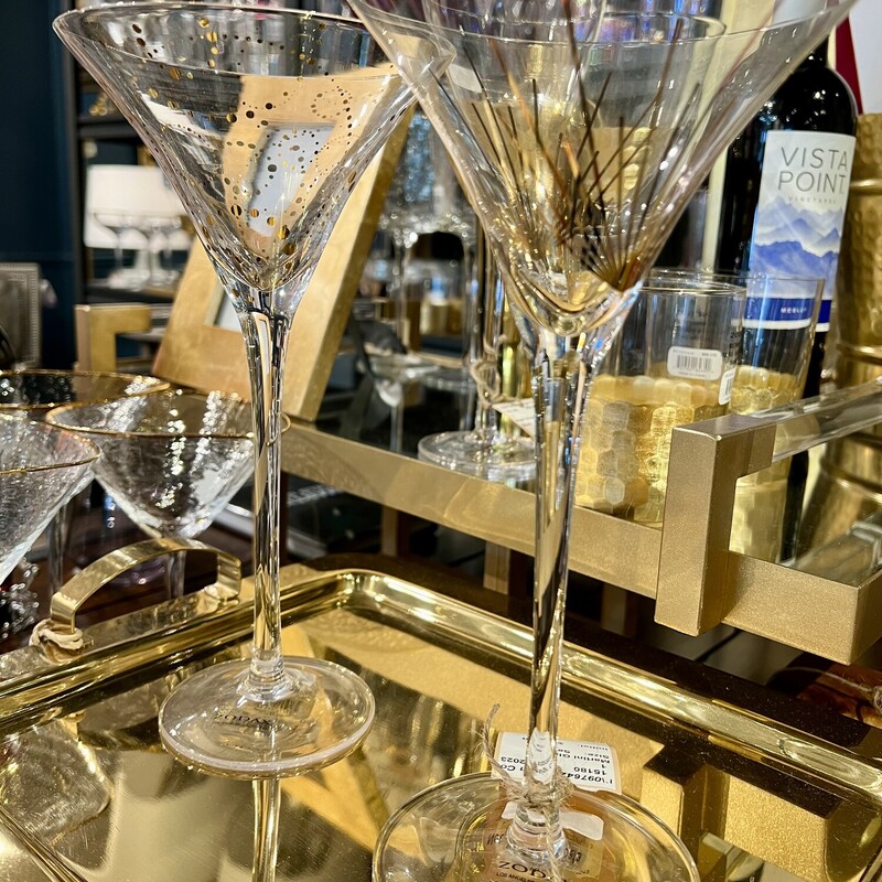Martini Glass, None, Size: Set Of 2