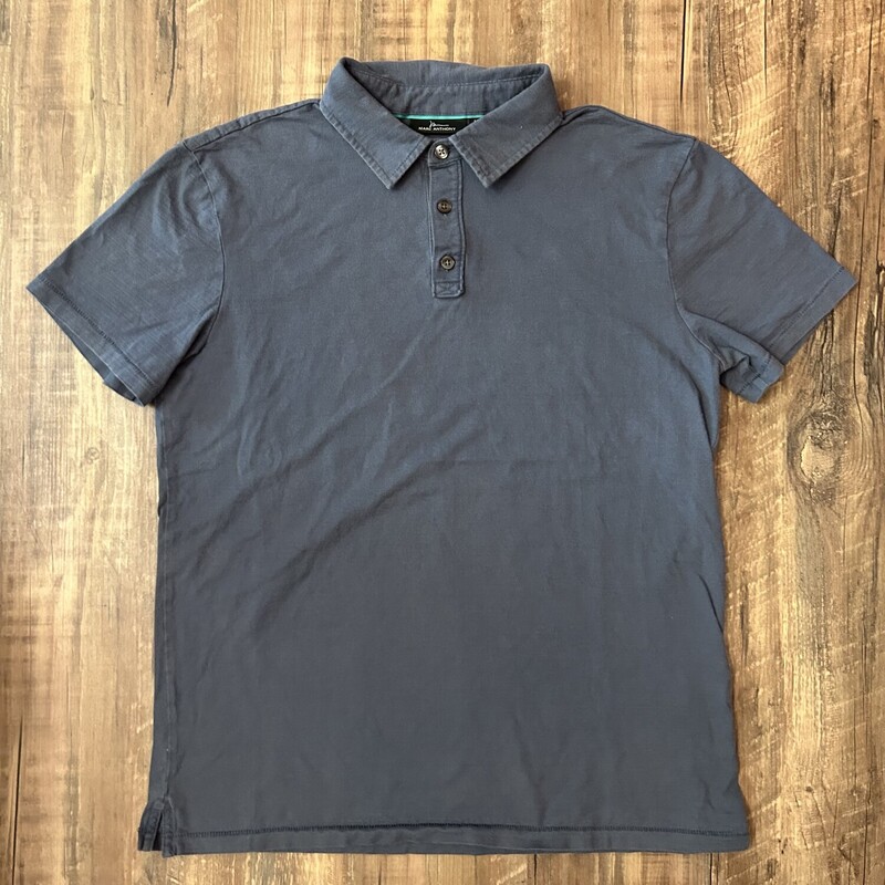 Marc Anthony Polo Shirt, Blue, Size: Youth M