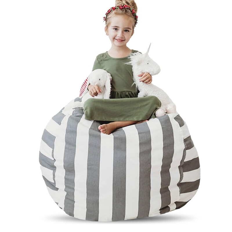 BeanBag Creative At Strip- Cover Only, Gray, Size: Home Decor