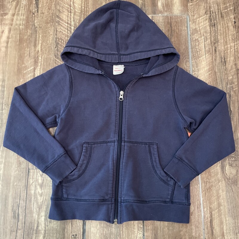 Hanna A Full Zip Hoodie, Navy, Size: Youth Xs