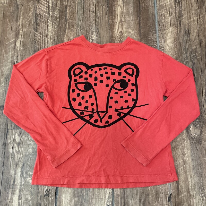 Hanna Andersson Cat Tee, Red, Size: Youth S