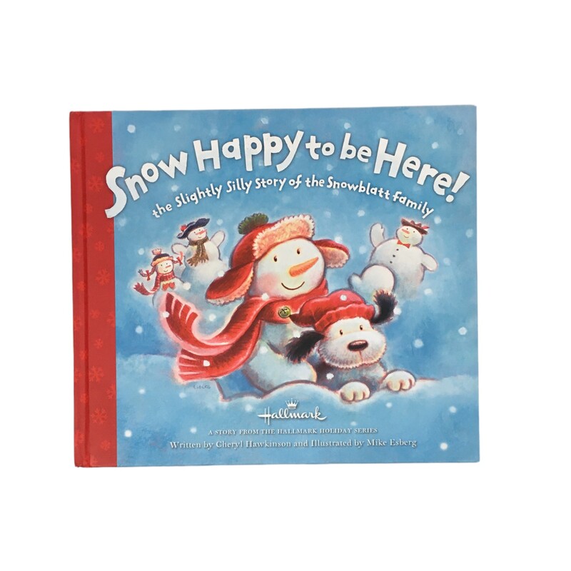 Snow Happy To Be Here!, Book; The Slightly Silly Story Of The Snowblatt Family

Located at Pipsqueak Resale Boutique inside the Vancouver Mall or online at:

#resalerocks #pipsqueakresale #vancouverwa #portland #reusereducerecycle #fashiononabudget #chooseused #consignment #savemoney #shoplocal #weship #keepusopen #shoplocalonline #resale #resaleboutique #mommyandme #minime #fashion #reseller                                                                                                                                      All items are photographed prior to being steamed. Cross posted, items are located at #PipsqueakResaleBoutique, payments accepted: cash, paypal & credit cards. Any flaws will be described in the comments. More pictures available with link above. Local pick up available at the #VancouverMall, tax will be added (not included in price), shipping available (not included in price, *Clothing, shoes, books & DVDs for $6.99; please contact regarding shipment of toys or other larger items), item can be placed on hold with communication, message with any questions. Join Pipsqueak Resale - Online to see all the new items! Follow us on IG @pipsqueakresale & Thanks for looking! Due to the nature of consignment, any known flaws will be described; ALL SHIPPED SALES ARE FINAL. All items are currently located inside Pipsqueak Resale Boutique as a store front items purchased on location before items are prepared for shipment will be refunded.
