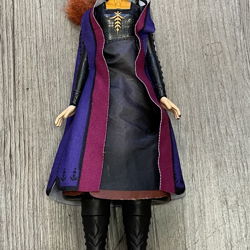 Anna Princess Figurine, Black, Size: 11 Inch
