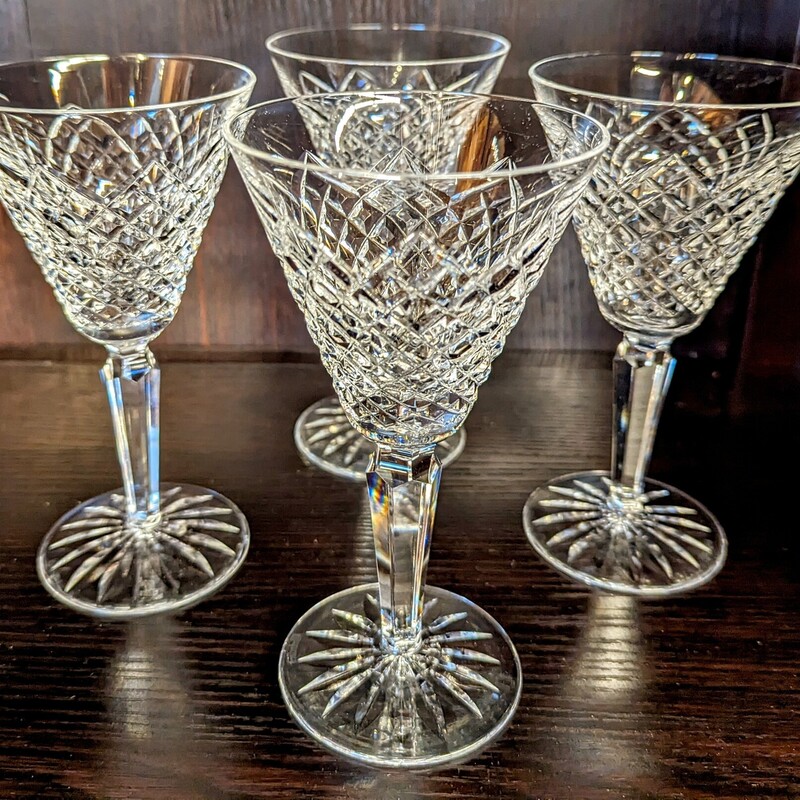 S4 Waterford Wine Glasses