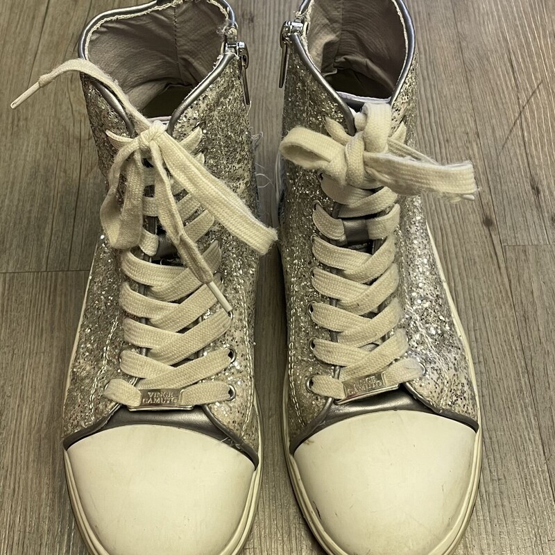 Vince Camuto Hightop, Silver, Size: 3Y
Glitter