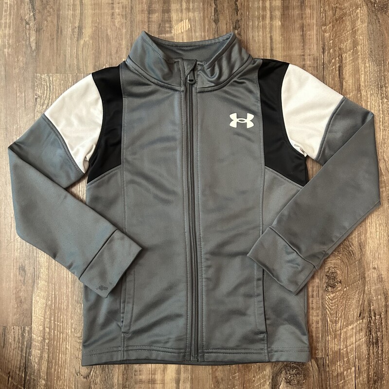 Under Armour Full Zip, Gray, Size: Toddler 6t