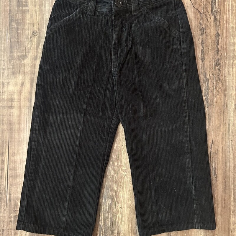Crazy 8 Cord Pants, Black, Size: Toddler 2t