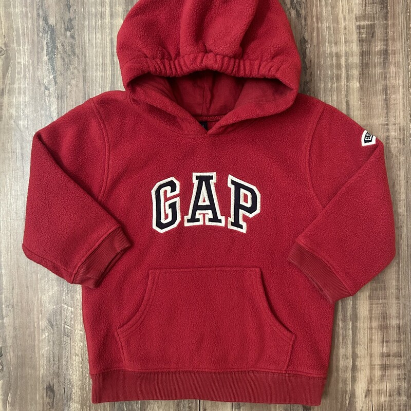 Gap Thick Fleece Vintage, Red, Size: Toddler 2t