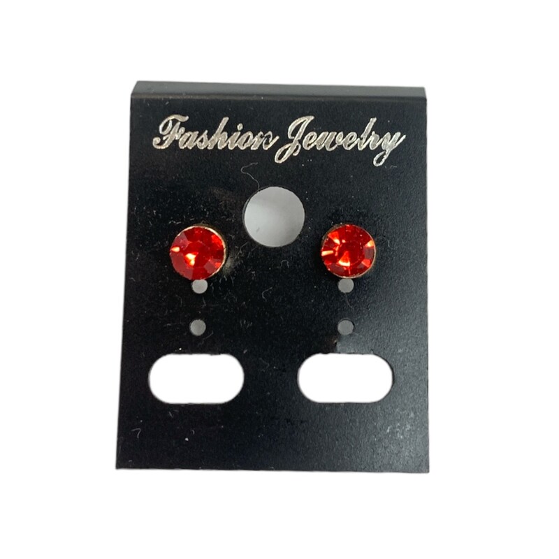 Holiday Earrings, Red, Size: None