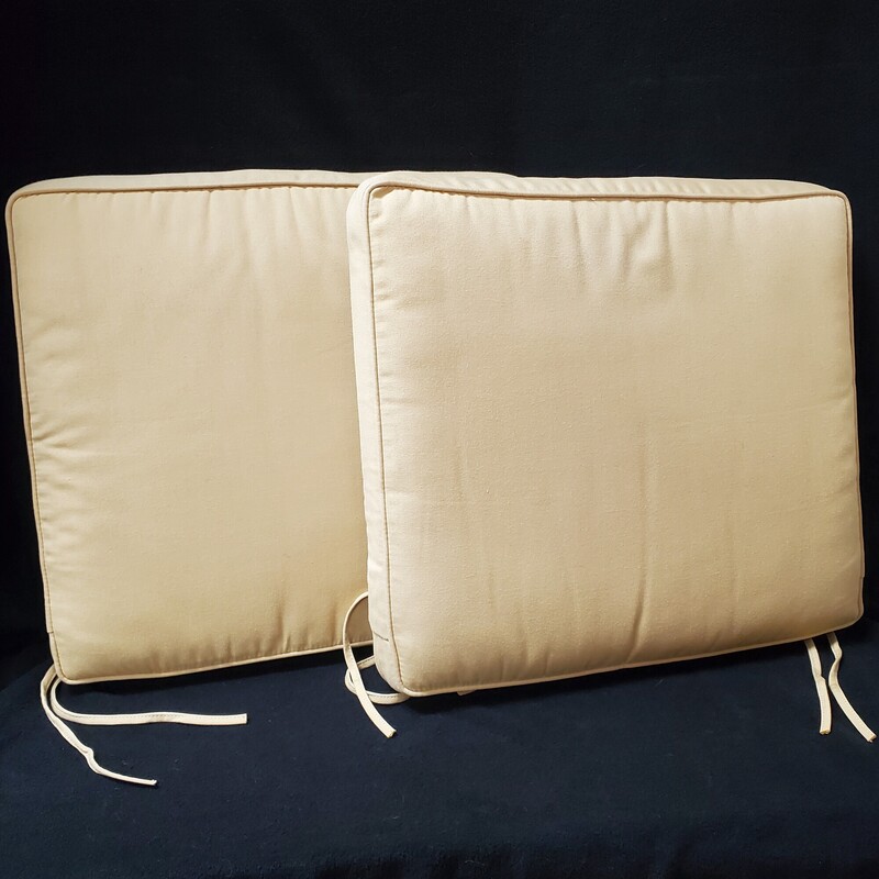 Pair Frontgate Cushions, Gold, Size: 21x19