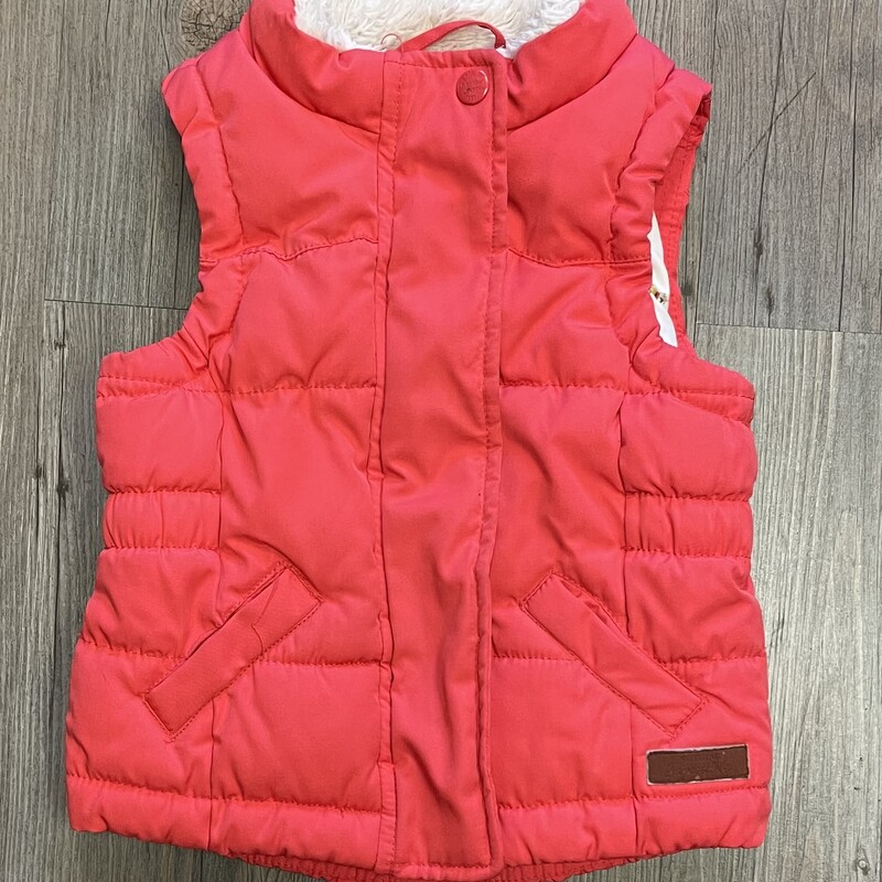 H&M Vest, Coral, Size: 2-3Y