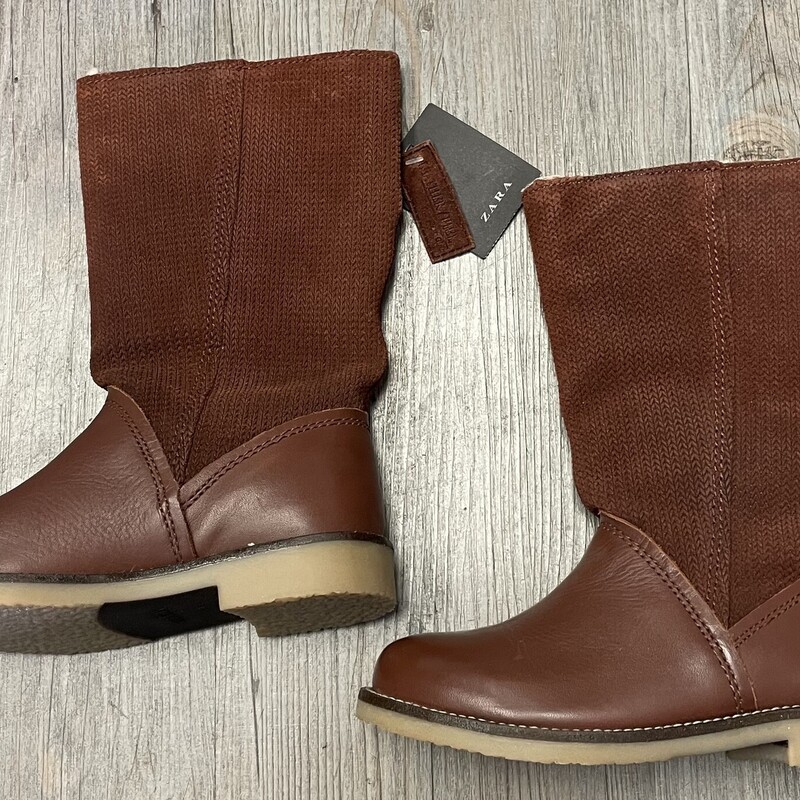 Zara Fall Boots, Brown, Size: 10.5T
NEW  With Tag
