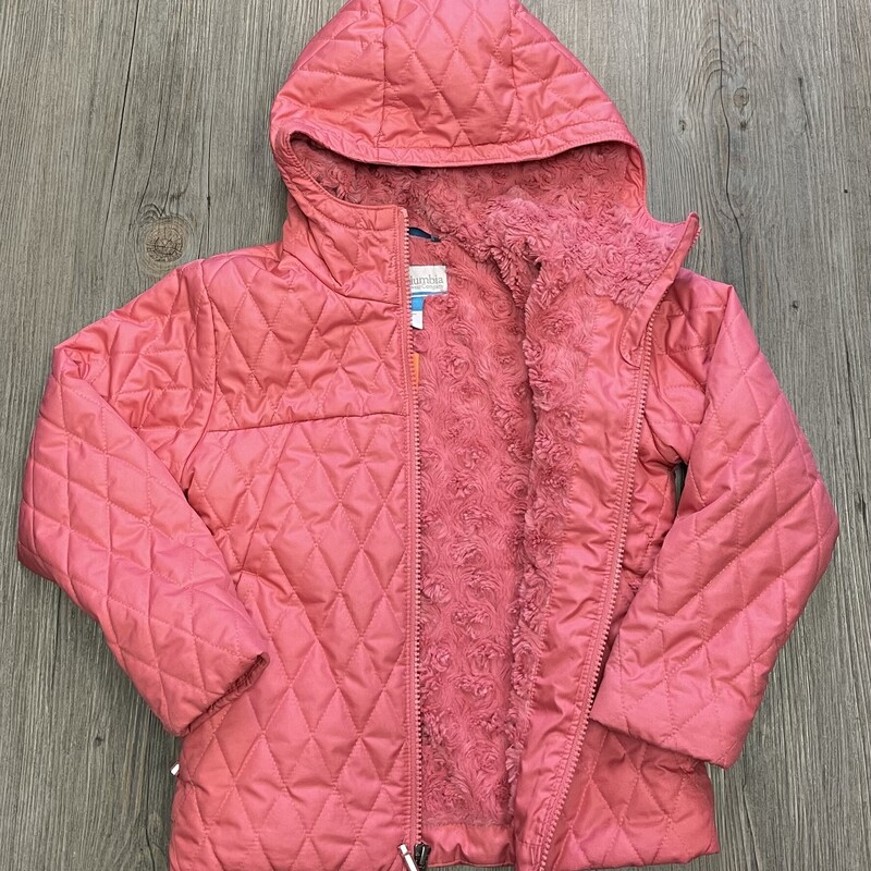 Columbia  Quilted Fleecelined Pink, Size: 6Y