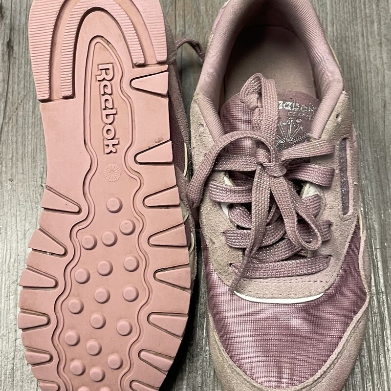 Reebok Lace Up Shoes, Lavander, Size: 13,5Y