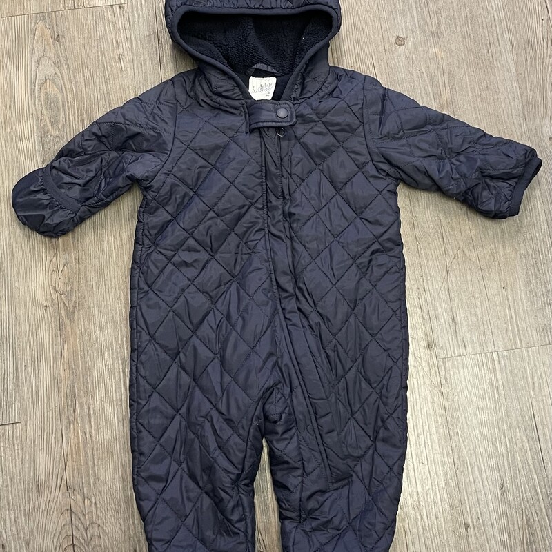 Uniqlo Quilted Onepiece, Navy, Size: 3-6M