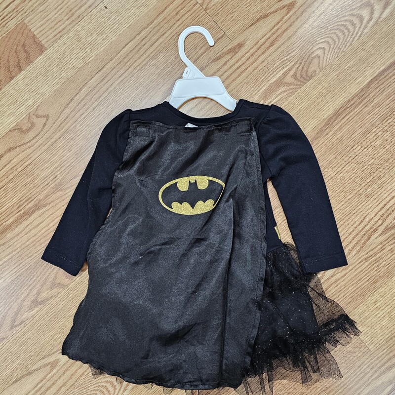 BATMAN DRESS, BLACK, Size: 2T